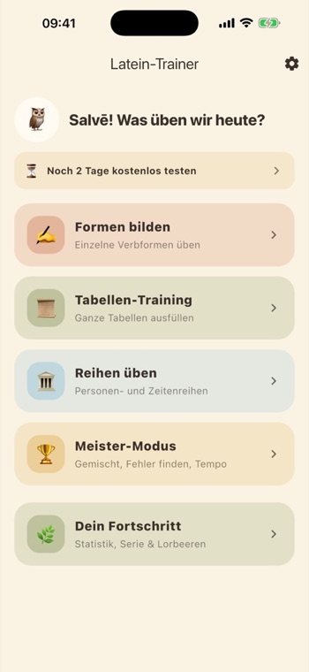 SchreibMama Latein: Start