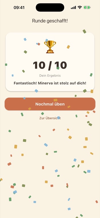 SchreibMama Latein: Ergebnis